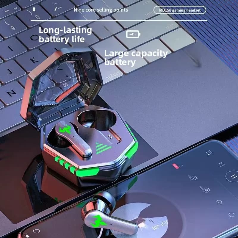 N35 Display digitale Tws Audifonos Auriculares Cuffie wireless Bluetooth Auricolari Auricolari in-ear da gioco per smartphone