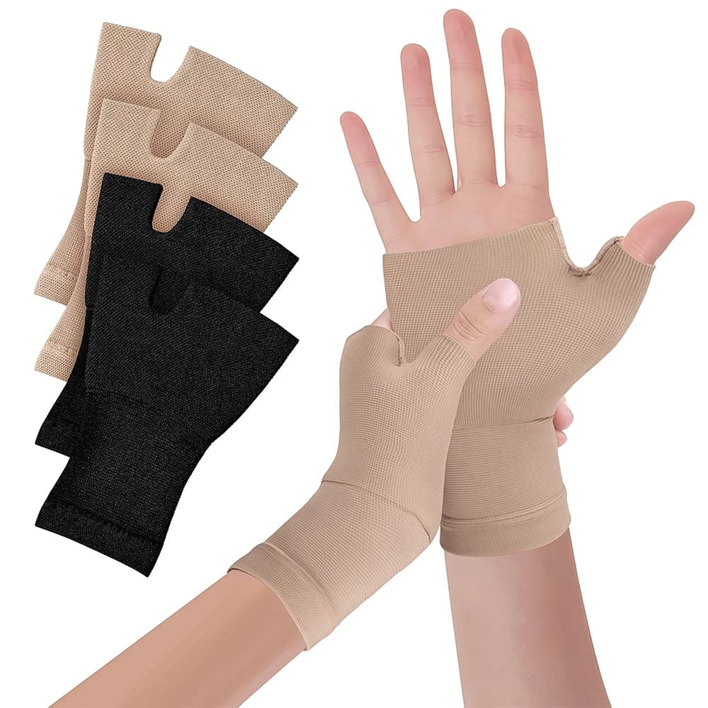 1 Paio di Guanti Compressivi Sportivi per Polso, Supporto per Artrite, per Uomini e Donne, Elasticizzati, per Dolore Articolare e Tenosinovite