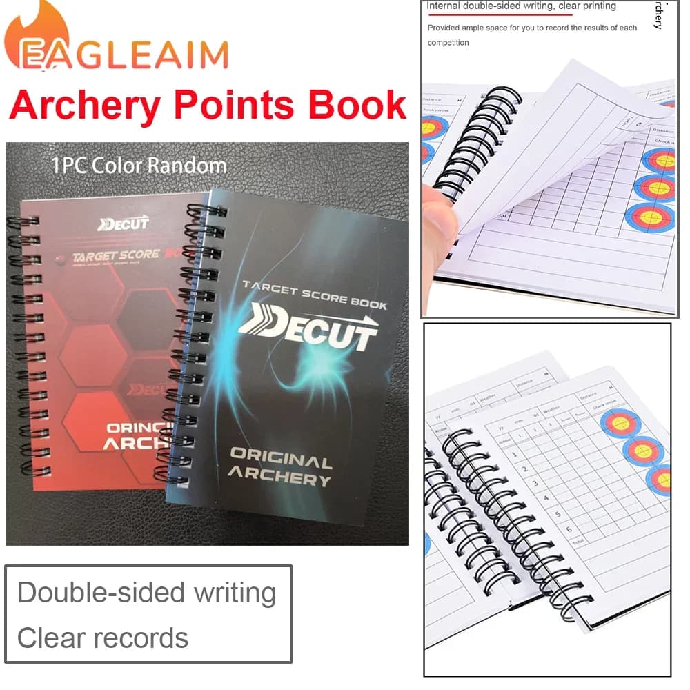 1PC Archery Scoring Book Target Score Book Traing Practise Score Record Archery Gift Recurve Compound Bow Shooting Competition