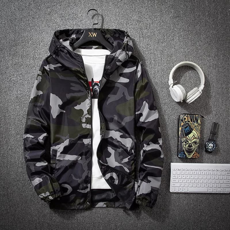 Summer Camouflage Lightweight Quick-Dry Breathable Women's Sun Protection Clothing Outdoor Fishing UV Protection Jacket