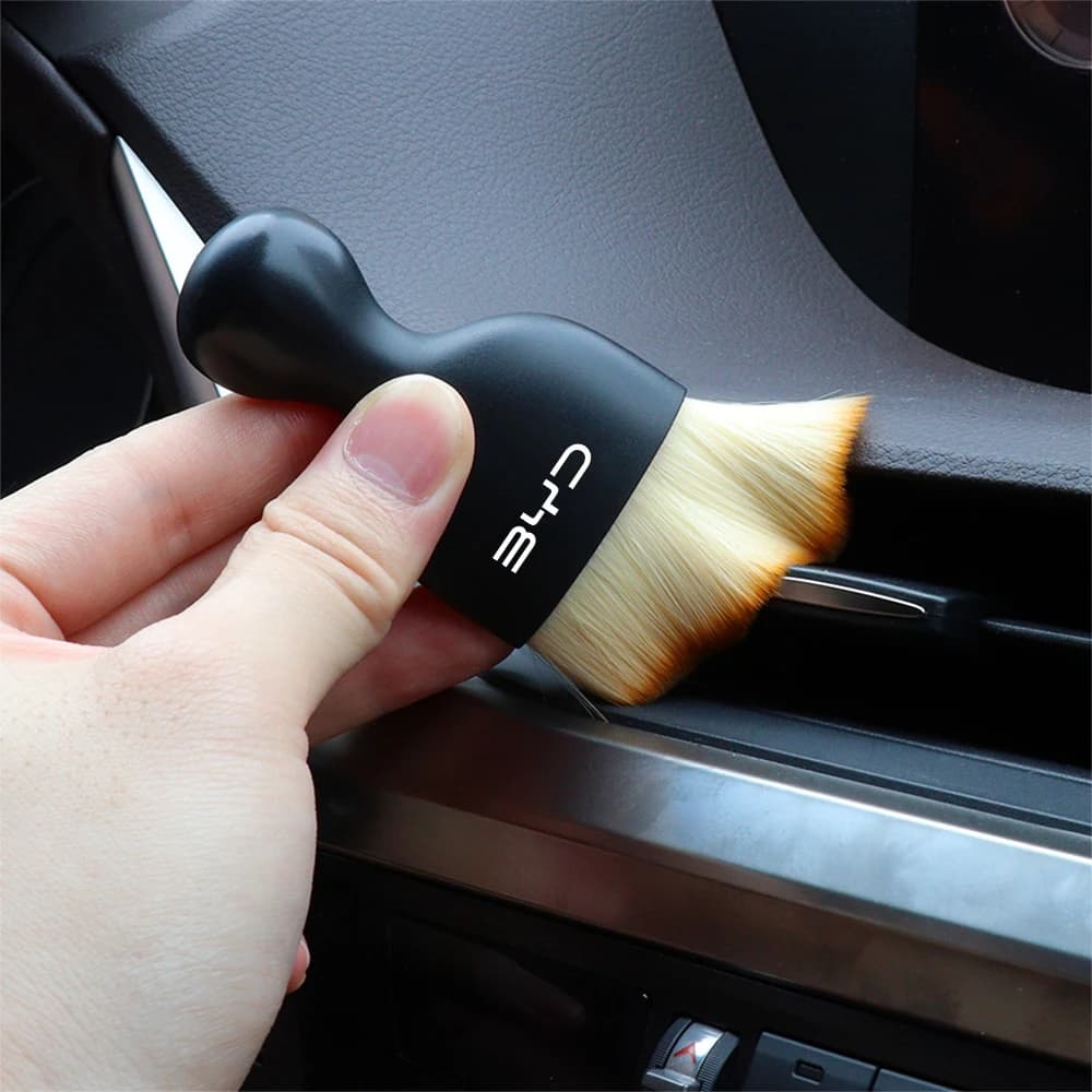 Spazzola Morbida per Pulizia Bocchette Aria Auto, Strumento per la Pulizia degli Interni Auto per BYD Atto Seal U Dmi Dolphin Surf Tang Sealion Han EV Tang Qin F0