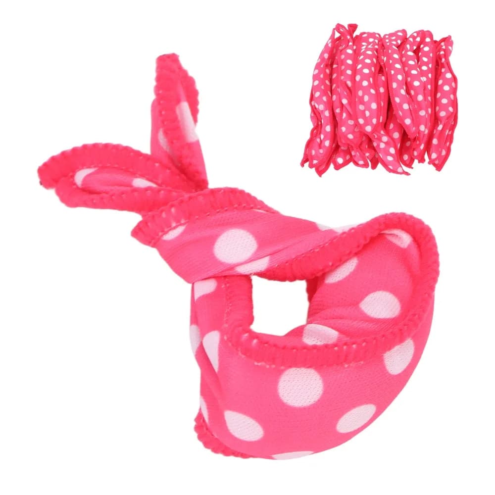 20pcs Folding Design Soft Foam Rollers Soft Heatless Sleep Hair Rollers Comfortable Flexible Sponge Hair Rollers For Women