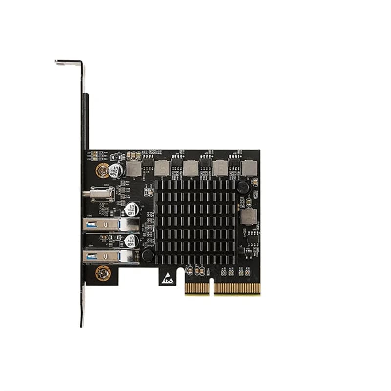 【NUOVISSIMO】 Scheda controller host industriale Pcie X4 a 2 porte USB 3.2 Gen2x2+ 1X USB-C 20 Gbps per acquisizione video per Windows/Linux/Ma