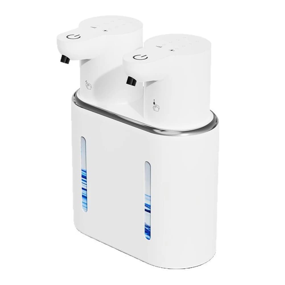 Dispenser Automatico di Sapone a Schiuma a Doppia Testa: Soluzione Efficiente e Igienica per Famiglie Impegnate e Uso Commerciale