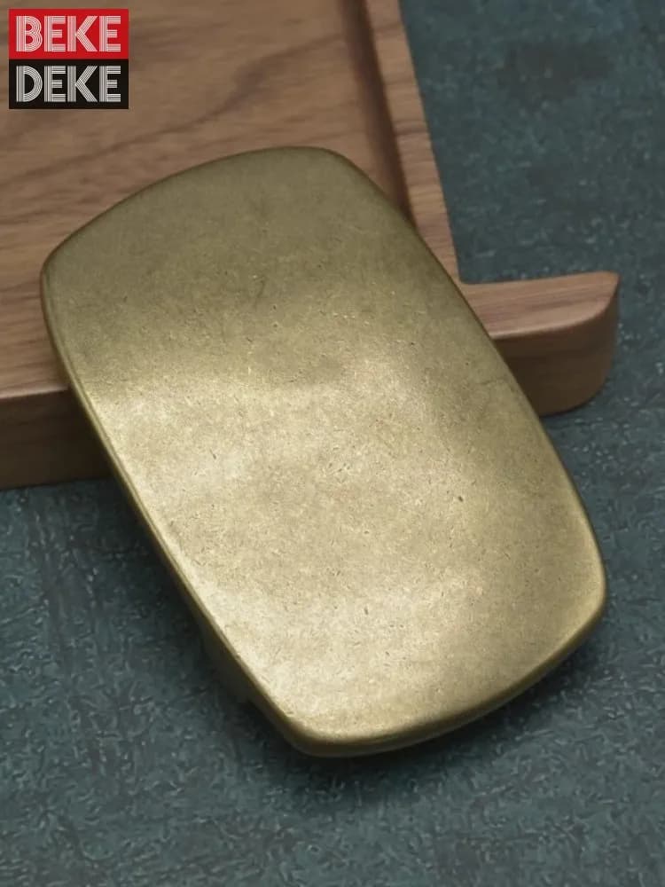 Vintage Belt Buckle Handmade Homemade Accessories Waistband DIY Classic Copper Flat Buckle
