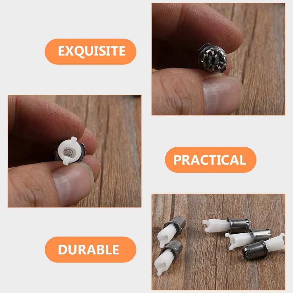 Set di 8 Testine di Ricambio per Tagliacapelli Nasali, Lame Multiuso in Acciaio Inox per Naso, Orecchie, Sopracciglia, Barba e Depilazione Bikini