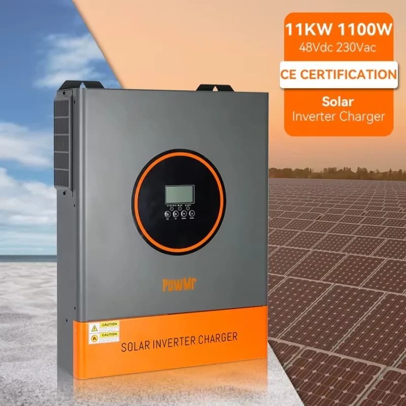 PowMr 11KW 48Vdc Controller solare MPPT integrato Tensione di uscita 230Vac Caricatore inverter solare MPPT