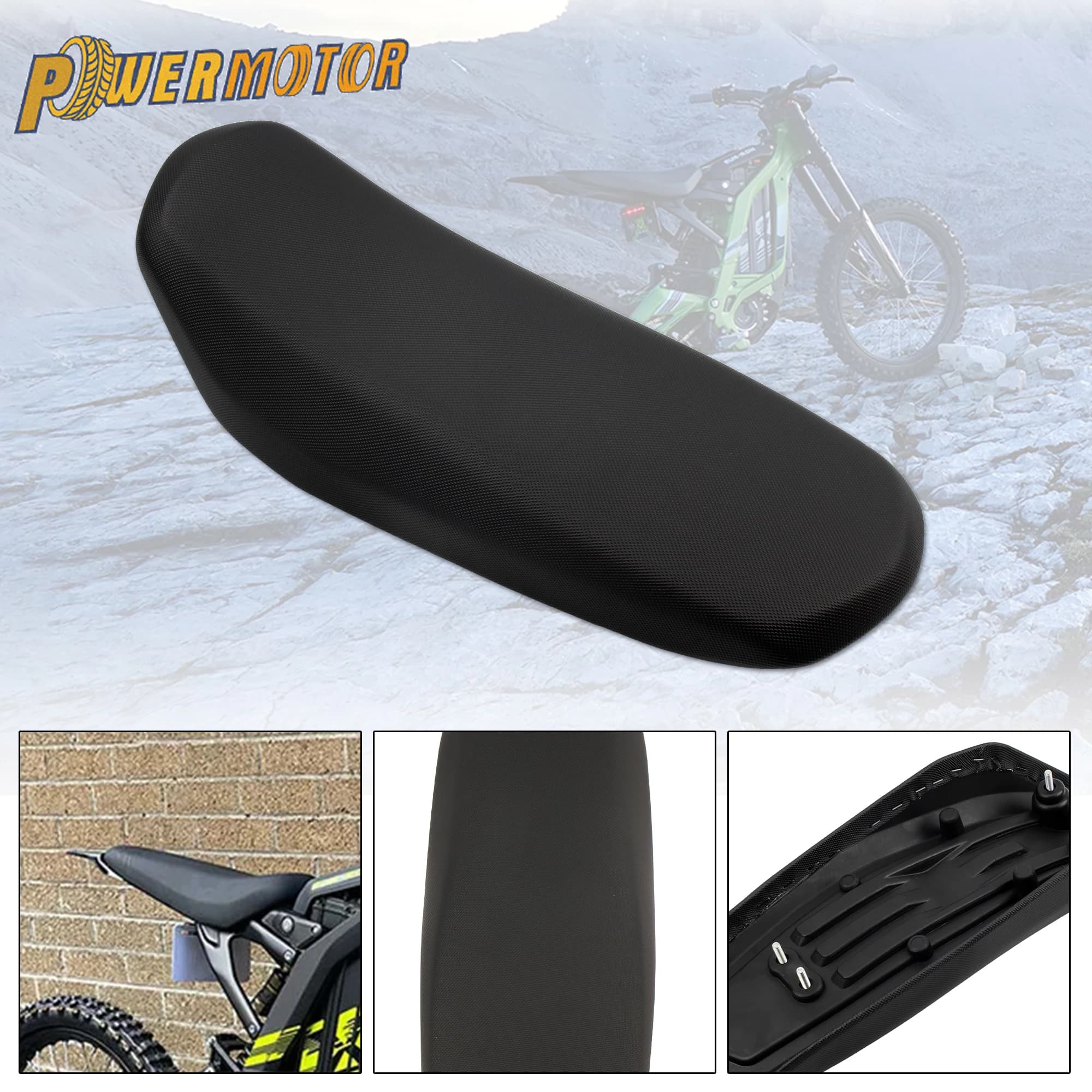 Per accessori Surron Cuscino per bici elettrica Light Bee XS Cuscino per sedile posteriore antiscivolo per moto fuoristrada Parti per motocross Enduro