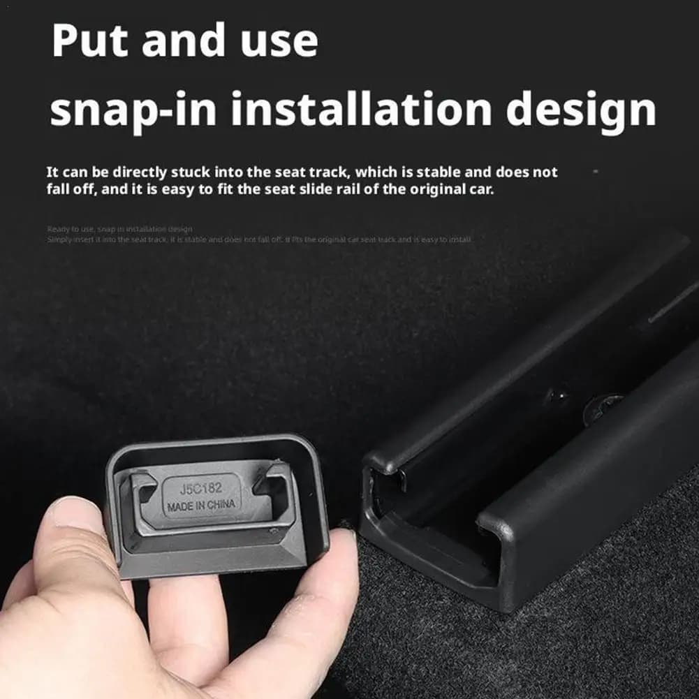For Tesla Y Launch Juniper 2025 Seats Auto Rail Protective Cover Anti Kick Plug Anti-collision Accessories
