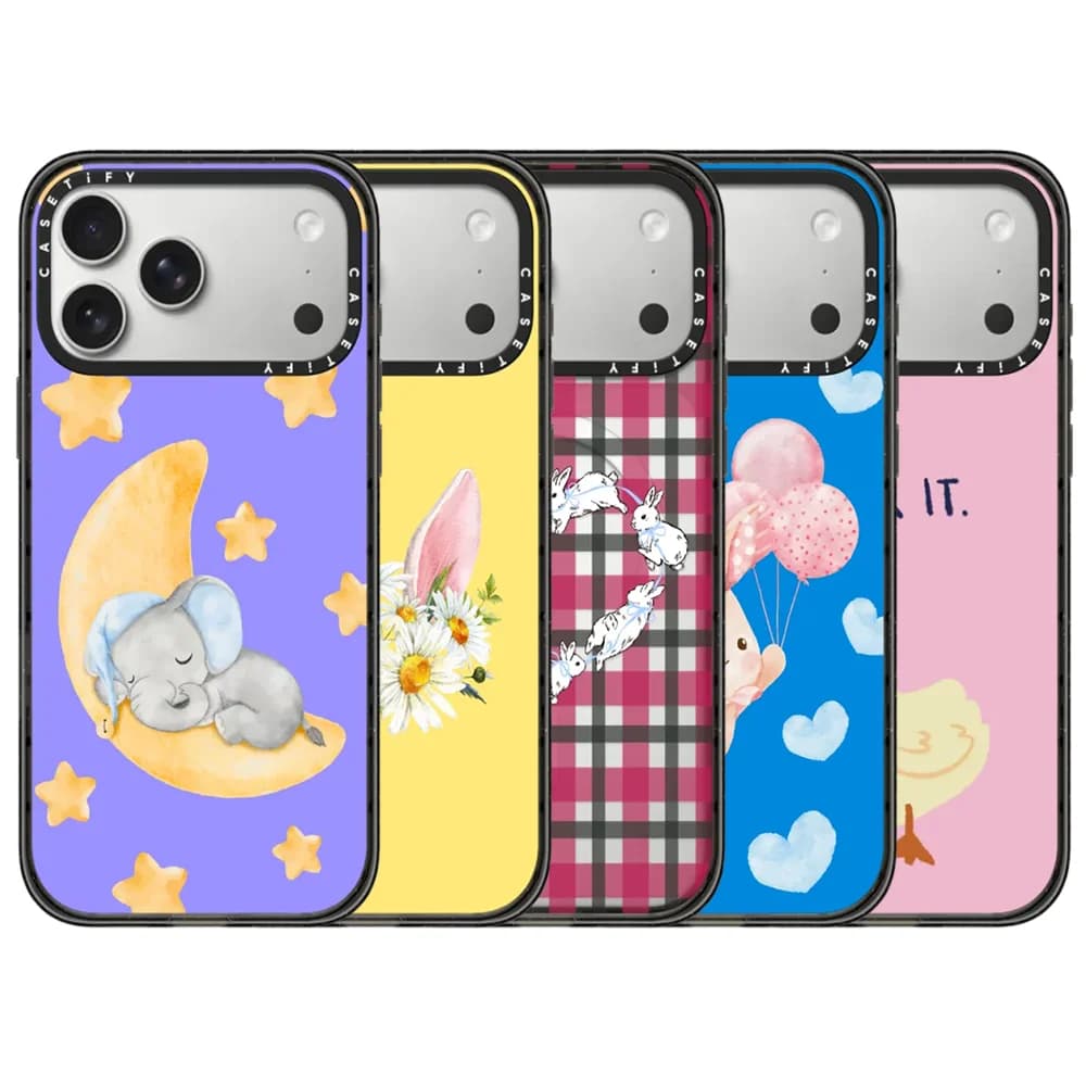 CASETiFY Serie Animali Acquerello Custodia Magnetica Anti-caduta per iPhone 13 14 15 16 17 Pro Max Air Plus Cover Protettiva
