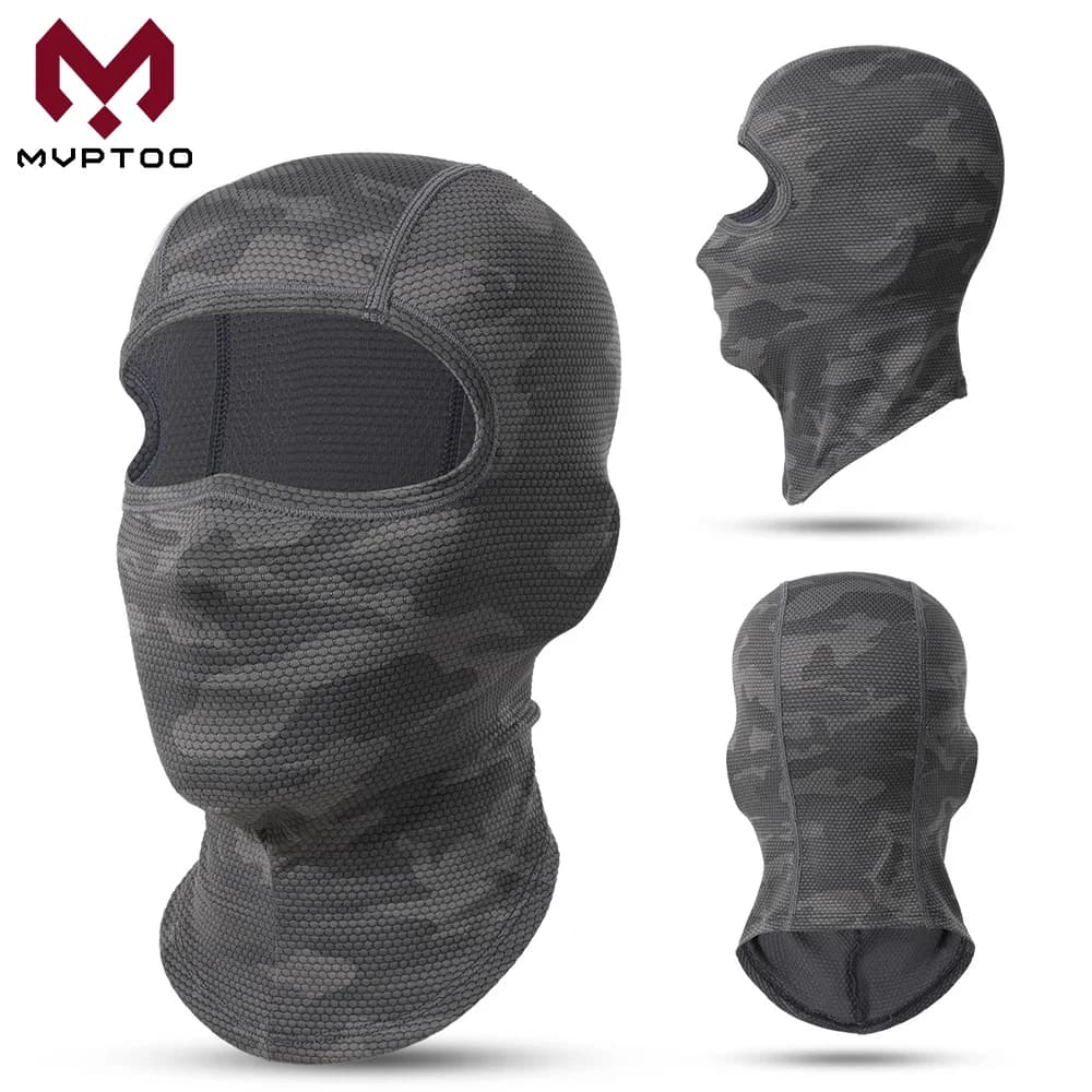 Summer Cooling Balaclava Face Mask Quick Dry Breathable Helmet Liner Sun Protection Neck Cover for Cycling Running Outdoor Sport