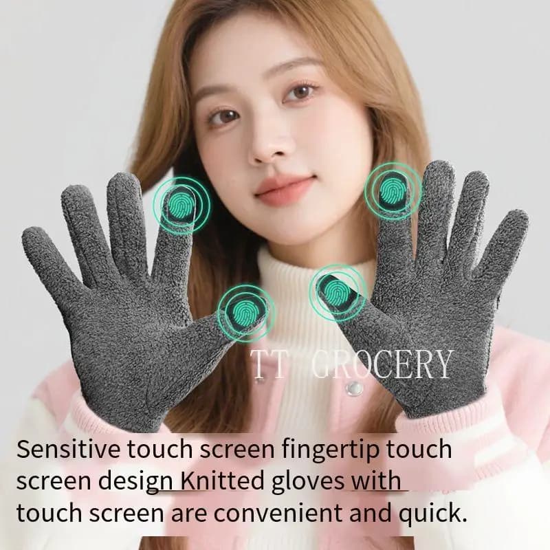 Outdoor Safety Winter Gloves Hot Gloves Cold Resistant Gloves for Gardening Job Protection Cycling E-Bike Riding