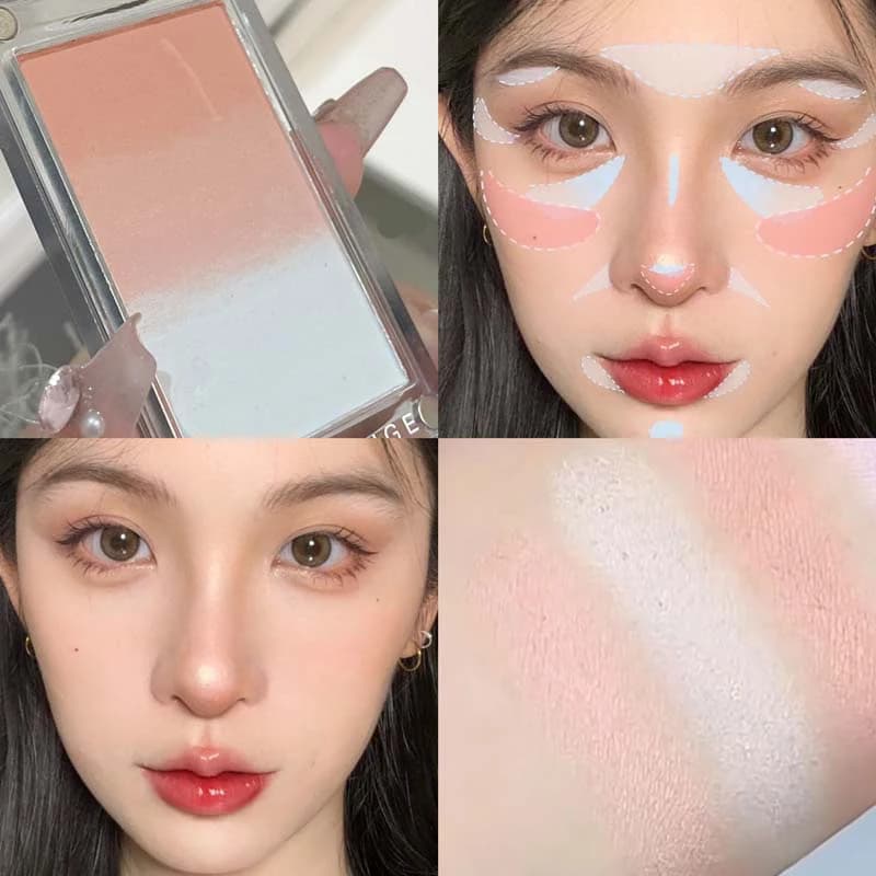 HERORANGE Palette Illuminante e Contorno Effetto Ondulato Sfumato