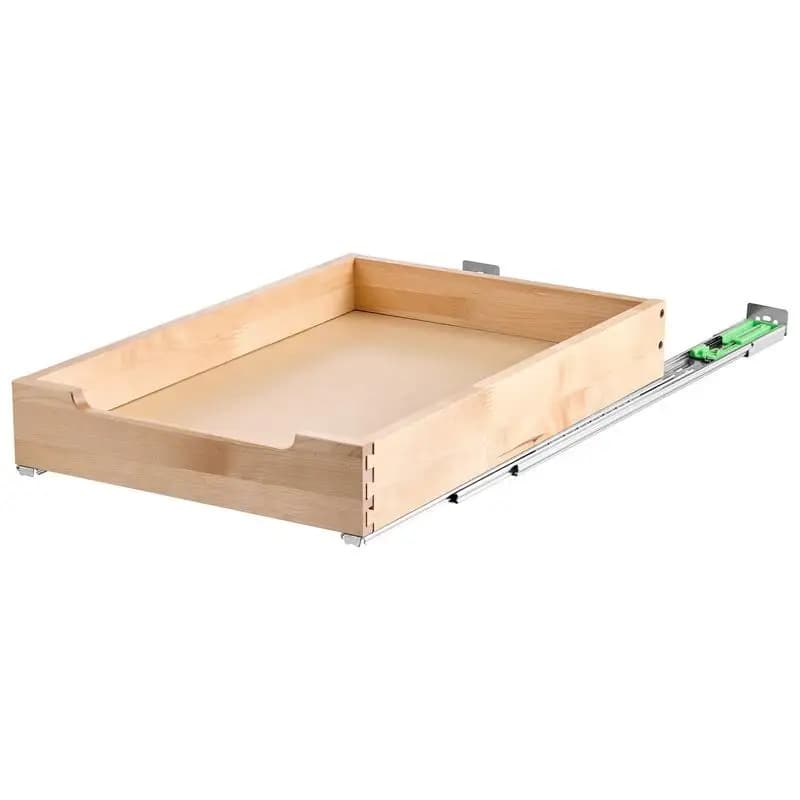 Spedizione Gratuita - Organizzatore Estraibile per Armadio, Cassetto per Armadio 14"W x 21"D, Ripiano Scorrevole con Chiusura Ammortizzata, Cassetto Scorrevole in Legno Resistente