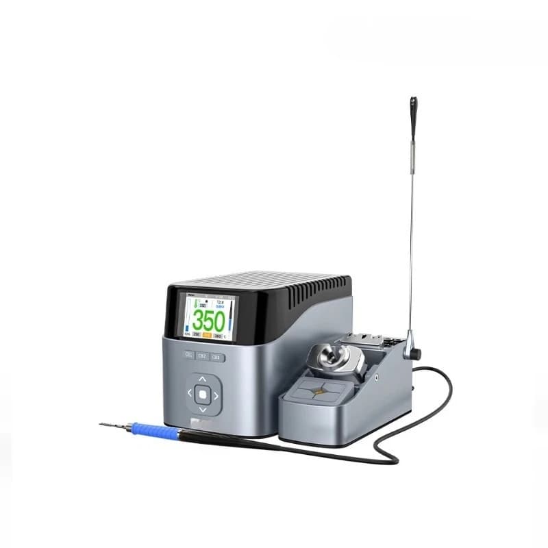 Dual-channel intelligent welding table, tool sleeve for welding iron circuit boards