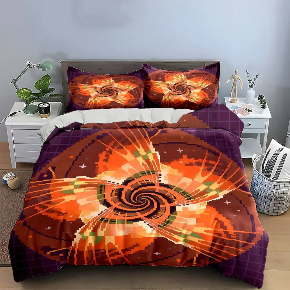 "Abstract Art Decor Set" Soft Comfortable Duvet Cover Bedding Set Included 1*Duvet Cover & 2*Pillowcases, gift