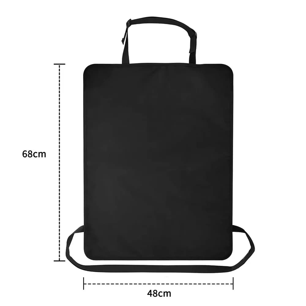Comodo cuscino di protezione anti-calcio per auto anti-fango, coprisedile multifunzionale per auto, borsa di stoccaggio impermeabile universale