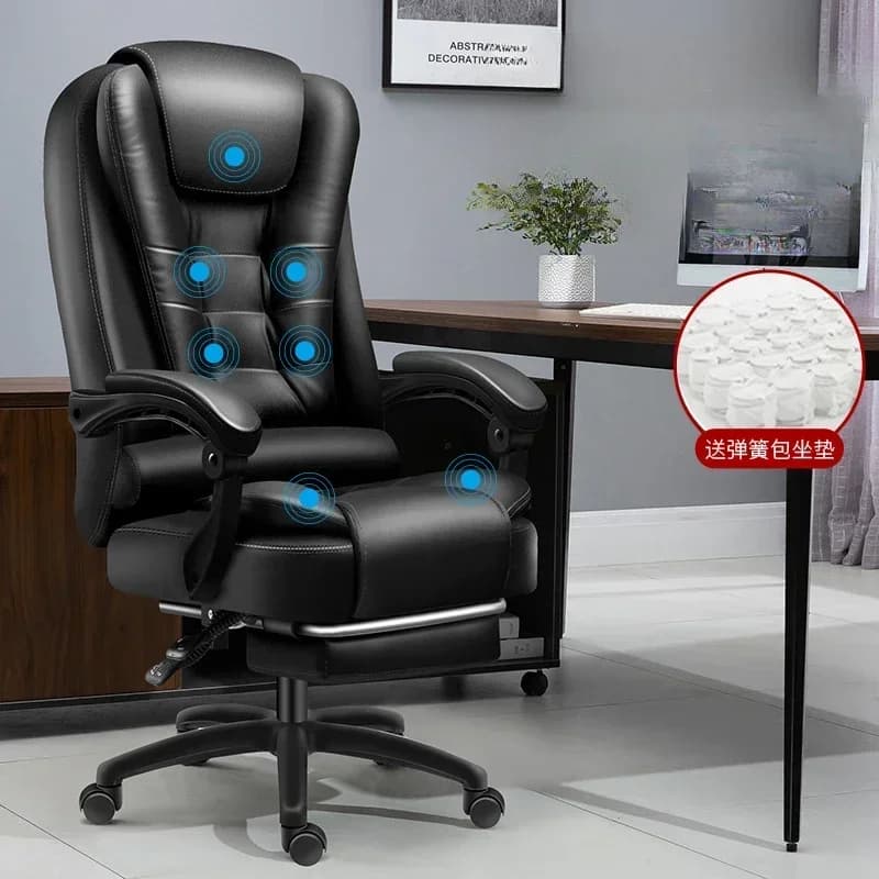 Sedia per la correzione della postura Poggiagambe da ufficio Girevole Anime Gamer Letto Computer Poltrona individuale Lavoro Scrivania economica Sillas Rotante Pc