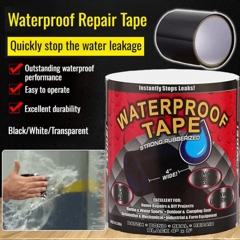 High Adhesive Waterproofing Tape For Repairs, High Strength Waterproof Fabric For Sealing