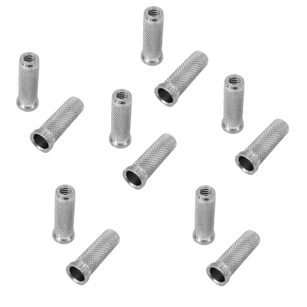 Inserti di Precisione in Alluminio per Frecce 6.2mm, Ricambi per Tiro con l'Arco e Set di Archi