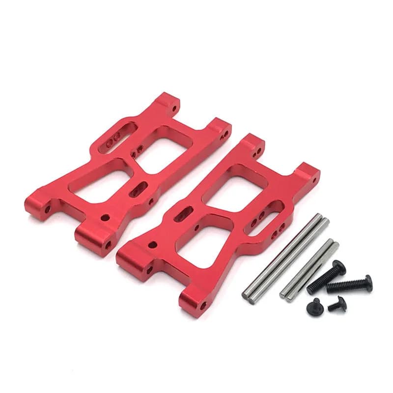 Braccio oscillante posteriore di aggiornamento in metallo per WLtoys 1/14 144010 144001 144002 1/12 124016 124017 124018 124019 ricambi auto RC