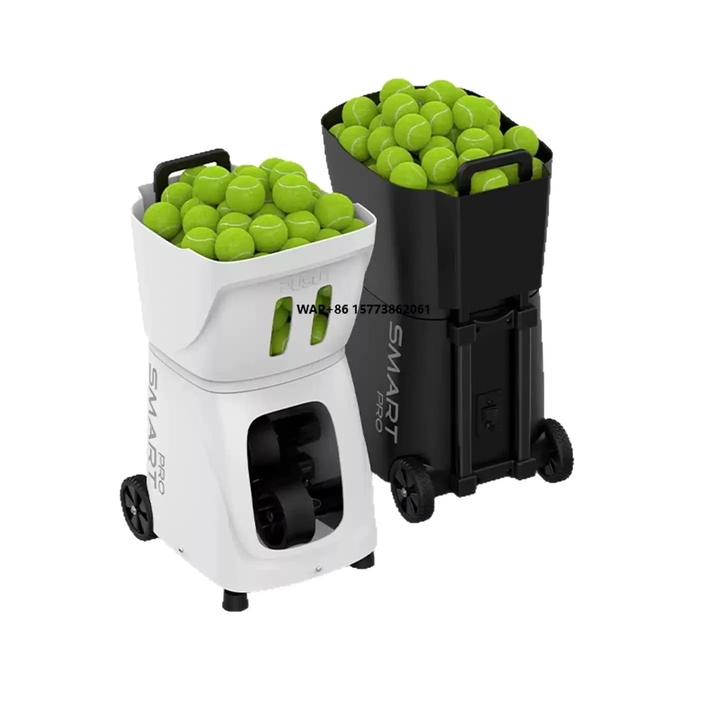 Attrezzatura per l'allenamento con lanciatore automatico ABS per macchina per palline da tennis intelligente con app e telecomando per pratica solista