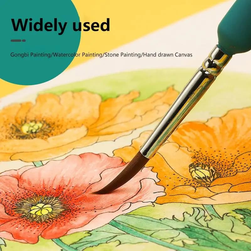 9/11Pcs Miniature Detail Paint Brushes Set Ergonomic Handle for Acrylic Oil Watercolor Painting Art Craft