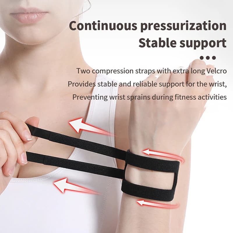 **1 pezzo di fascia da polso TFCC per yoga e palestra, portatile, regolabile, sottile, per alleviare il dolore, leggera, traspirante, protettiva, per la cura della salute**