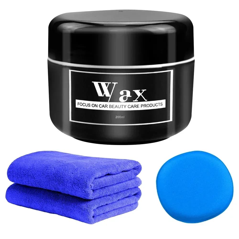 Naturale Brasiliano Cera Carnauba Vernice Smalto di Bellezza e Rimozione Macchie Anti-graffio Cera per Auto Rivestimento Solido Cera per Auto 200ml