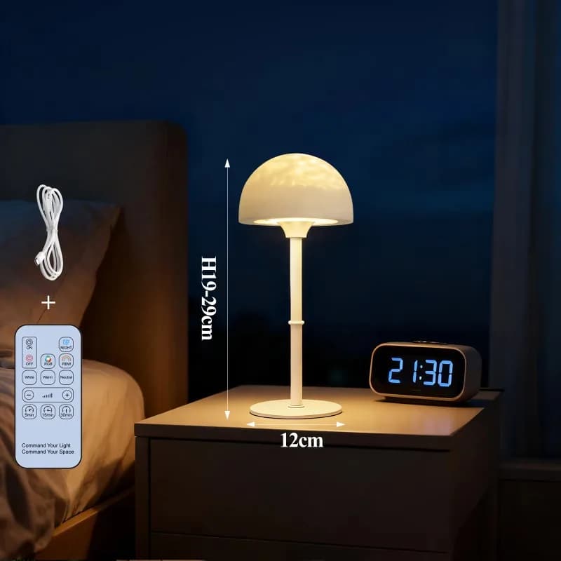 Home decoration USB charging night light RGB height adjustable touch desk lamp living room bedroom bedside LED desk lamp