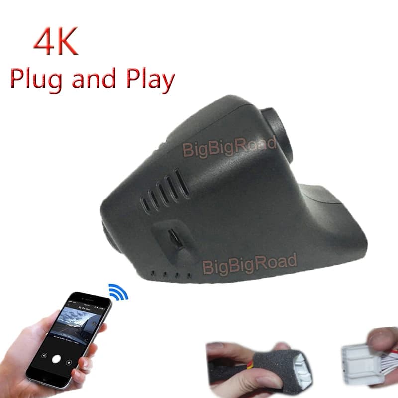 4K Plug And Play For Honda Spirior 2015 2016 2017 2018 2019 Car recorder Wifi DVR Dash Cam Camera FHD 2160P Grandangolo