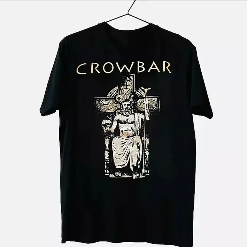 Maglietta Crowbar Band Concert Rock nera di tutte le taglie