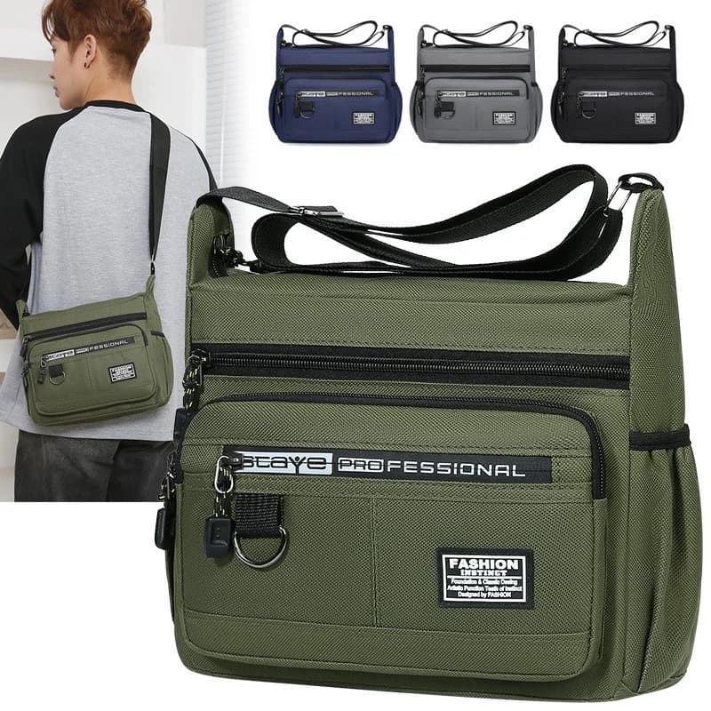 2024 Borsa a tracolla da uomo Borse a tracolla a tracolla da uomo Piccola borsa a tracolla per lavoro Affari Oxford impermeabile Packs Borsa a tracolla