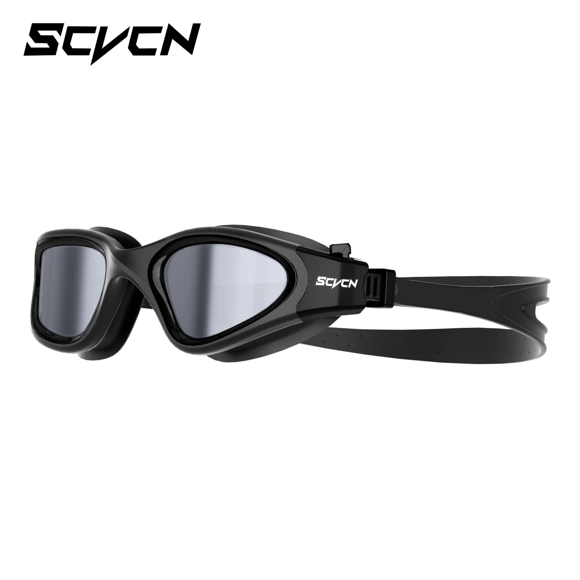 SCVCN Professional Swimwear Women's Swimming Glasses Flat Anti Fog UV Protection Adult Swim Glasses men's adjustable