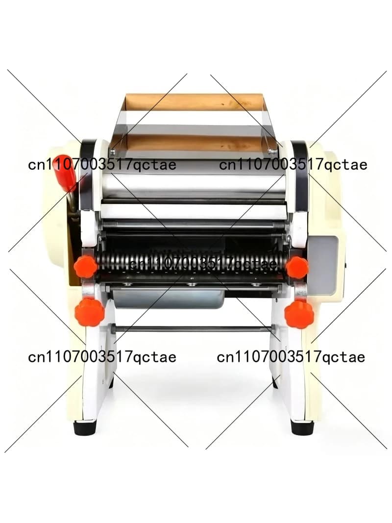 DHH-220C Macchina Elettrica per Stendere la Pasta per Pizza, con Trasmissione a Ingranaggi e Tagliapasta Elettrico