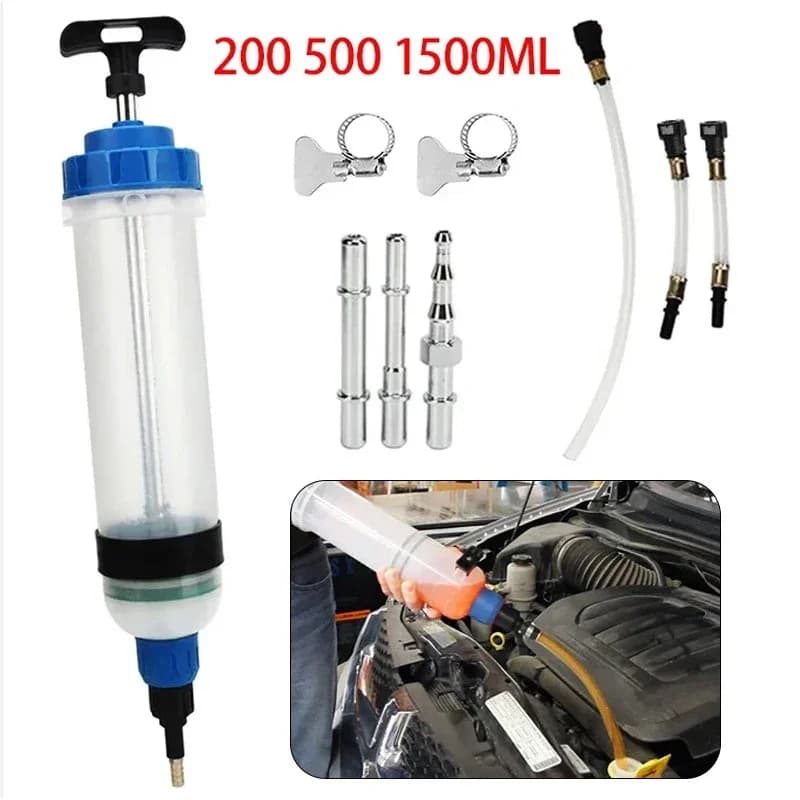 200/500/1500ML Auto Estrattore di Liquido Olio Aspirazione Manuale Estrattore di Vuoto SifonePompa Liquido Freni Fluido SiringaPompa