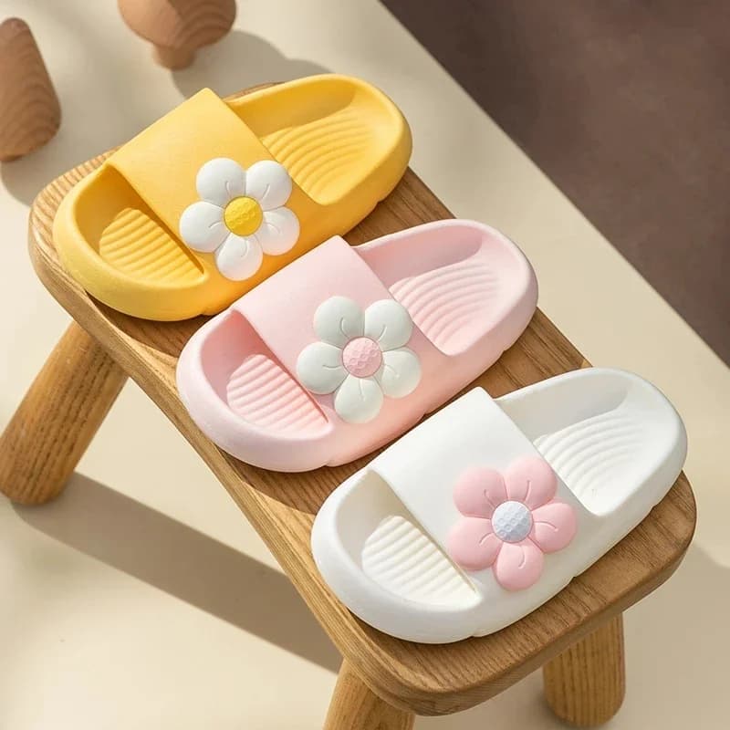 Women's Summer Slippers for Kids Slippers Casual for Soft and Breathable Kids Anti-slip Slippers for Kids Home Shoes