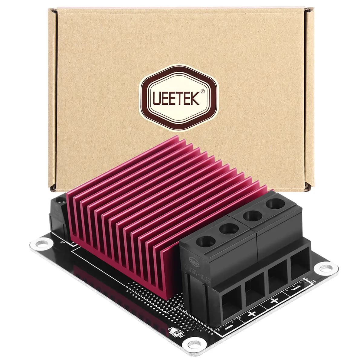 Modulo di Espansione per Piano Riscaldato Ueetek ad Alta Potenza 30A per Stampante 3D, Compatibile con Scheda Madre Ramp1.4, Segnale 5-24V