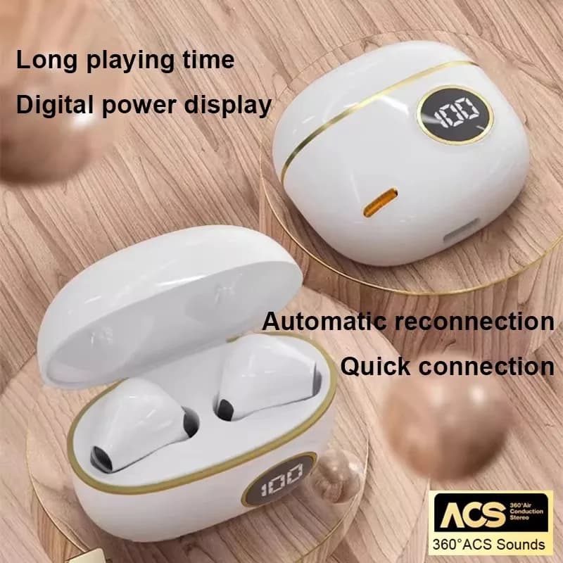 Bluetooth headset Wireless headset HiFi in-ear earphone with ENC HD-Calling microphone Noise reduction Vivavoce PRO4PLUS TWS Headset