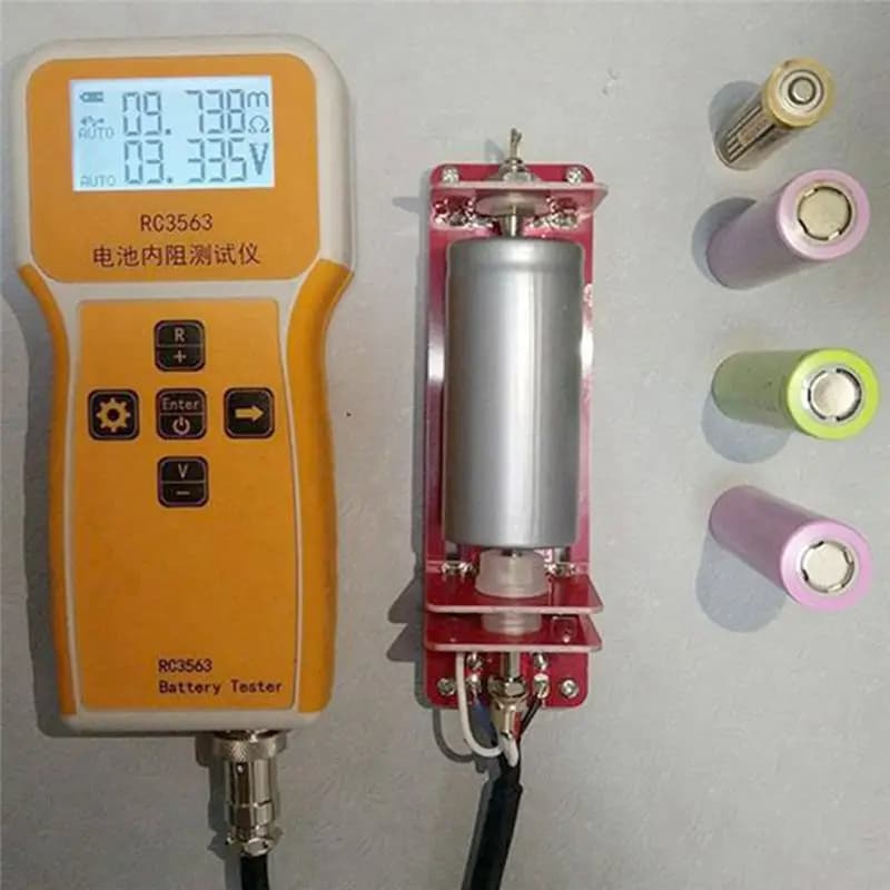 SWXF RC3563 Battery Internal Resistance Voltage 3-Digit Battery Tester True Four-Wire AC Lithium Battery Detector(B)