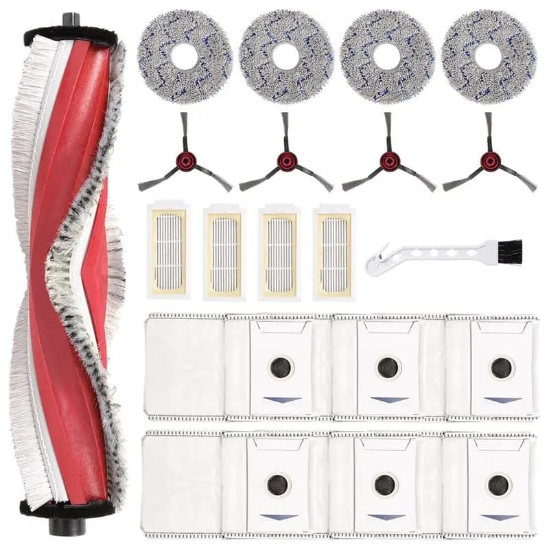 ABLK Per Ecovacs Deebot T30 Omni/T30 Pro Omni Robot Aspirapolvere: Spazzola Principale, Spazzola Laterale, Filtro HEPA, Panno Lavapavimenti, Sacchetti Raccoglipolvere - Ricambi