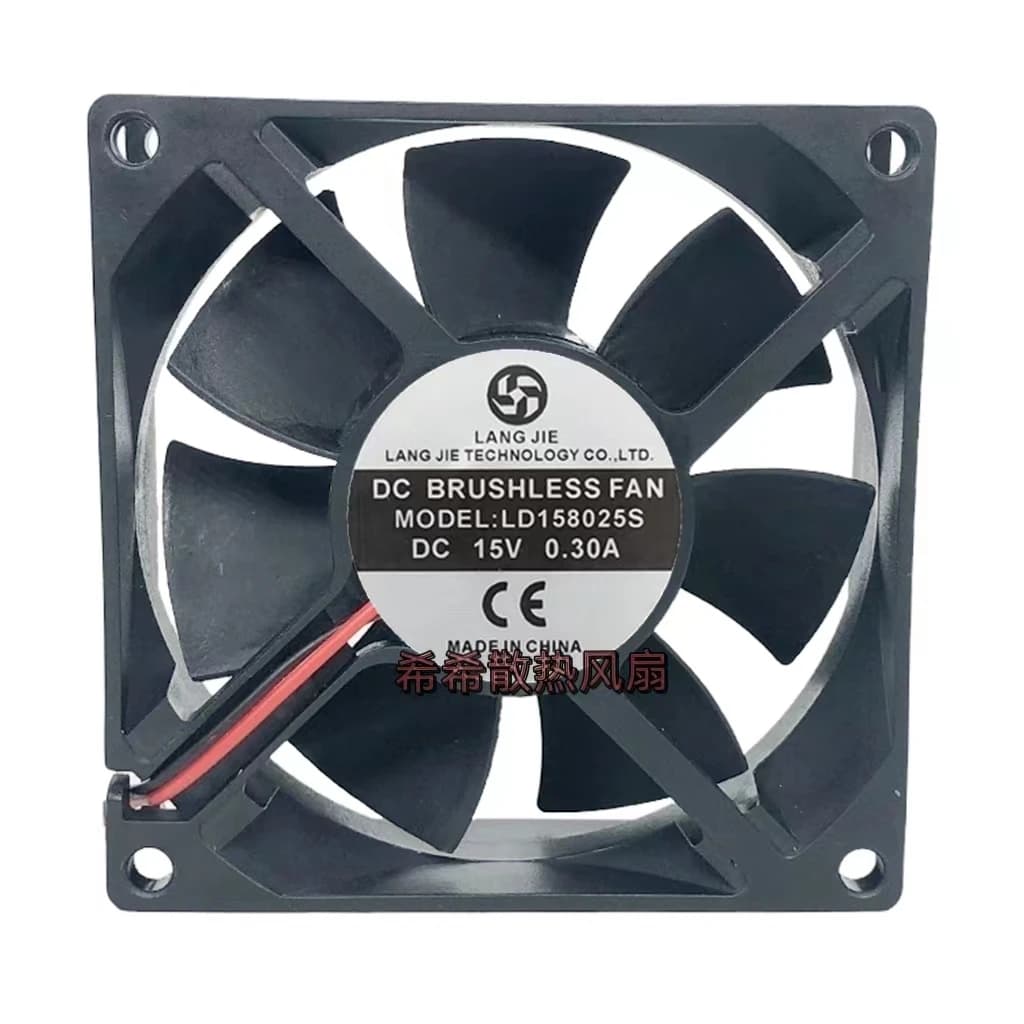 Nuova ventola di raffreddamento della CPU per LANG JIE LD158025S 15V 0.30A 8025 X7-250 ventola di raffreddamento della saldatrice elettrica 80x80x25mm