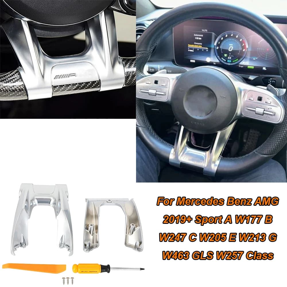 For Mercedes-Benz AMG Lower wheel cover (2019-2023) - ABS plastic, Simple installation, Multi-models suitable W177/W247