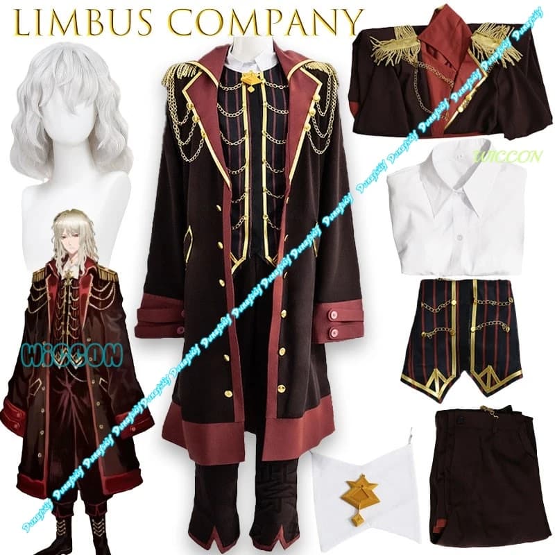 Costume da Cosplay del Personaggio Don Chisciotte della Compagnia Limbus, Stile Fantasy Scura per Donne, Abbigliamento per Festival e Feste di Halloween