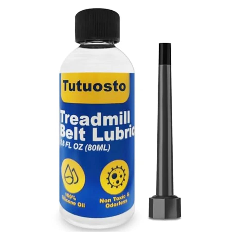Lubrificante per Nastro Tapis Roulant, 100% Silicone, Kit Lubrificante per Tapis Roulant, con Tappo a Vite di Precisione, Viscoso