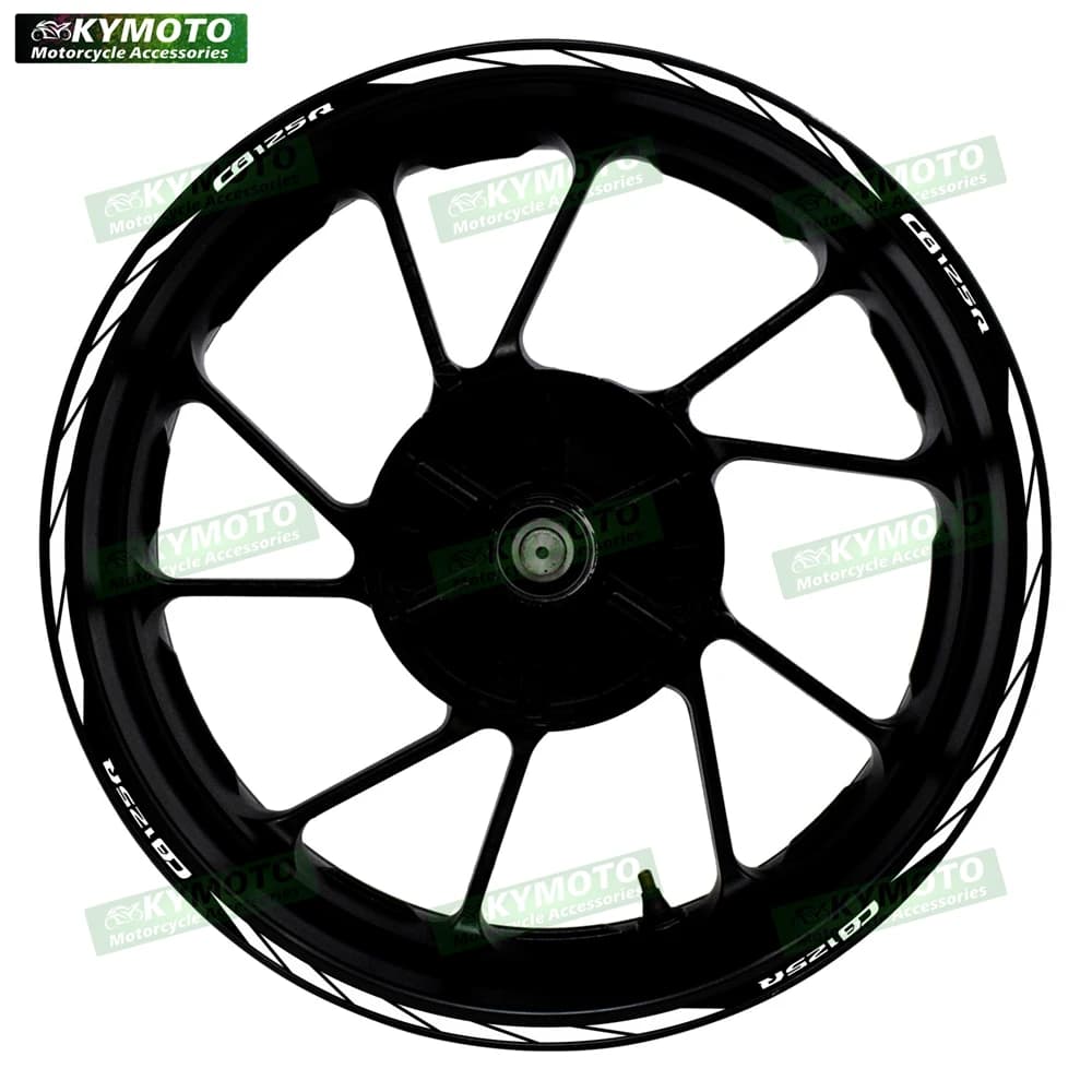 Stickers for HONDA CB125R motorcycle 17 inch front and rear cover scratch decal wheel modified waterproof reflective rims