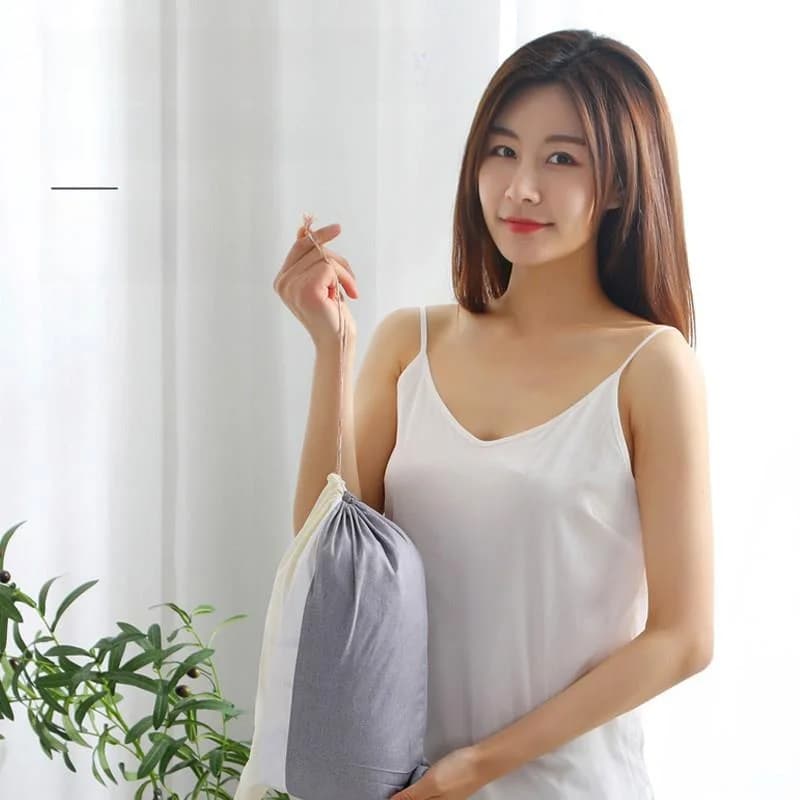 Not in Cotton for Business Travel and Stay in Hotel, Dirty Resistant, for Two Persons, Ultralight Bed Linen, Single Bed