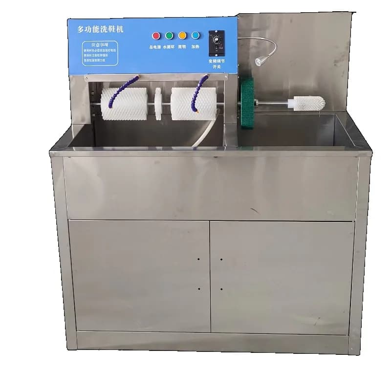 Airo Commercial Shoes Sole Cleaning Machine Shoe Washer and Dryer with Steam Sneaker Brush Equipment Used for Washing Shop