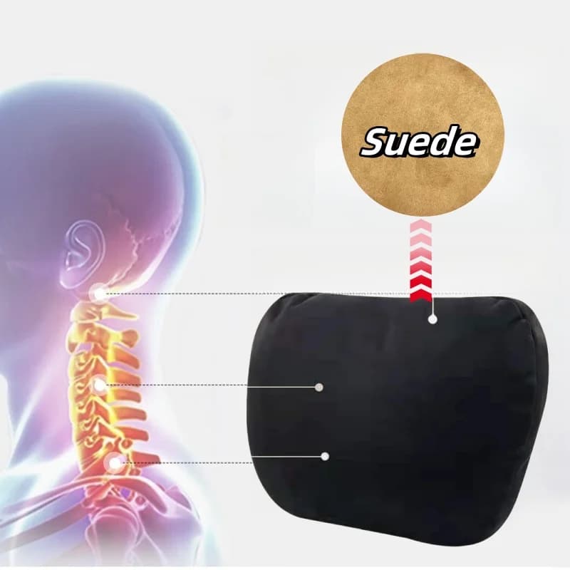 Cuscino per il collo del poggiatesta dell'auto in memory foam Supporto per la classe S Cuscino morbido per il sedile automatico Accessorio da viaggio per poggiatesta regolabile universale