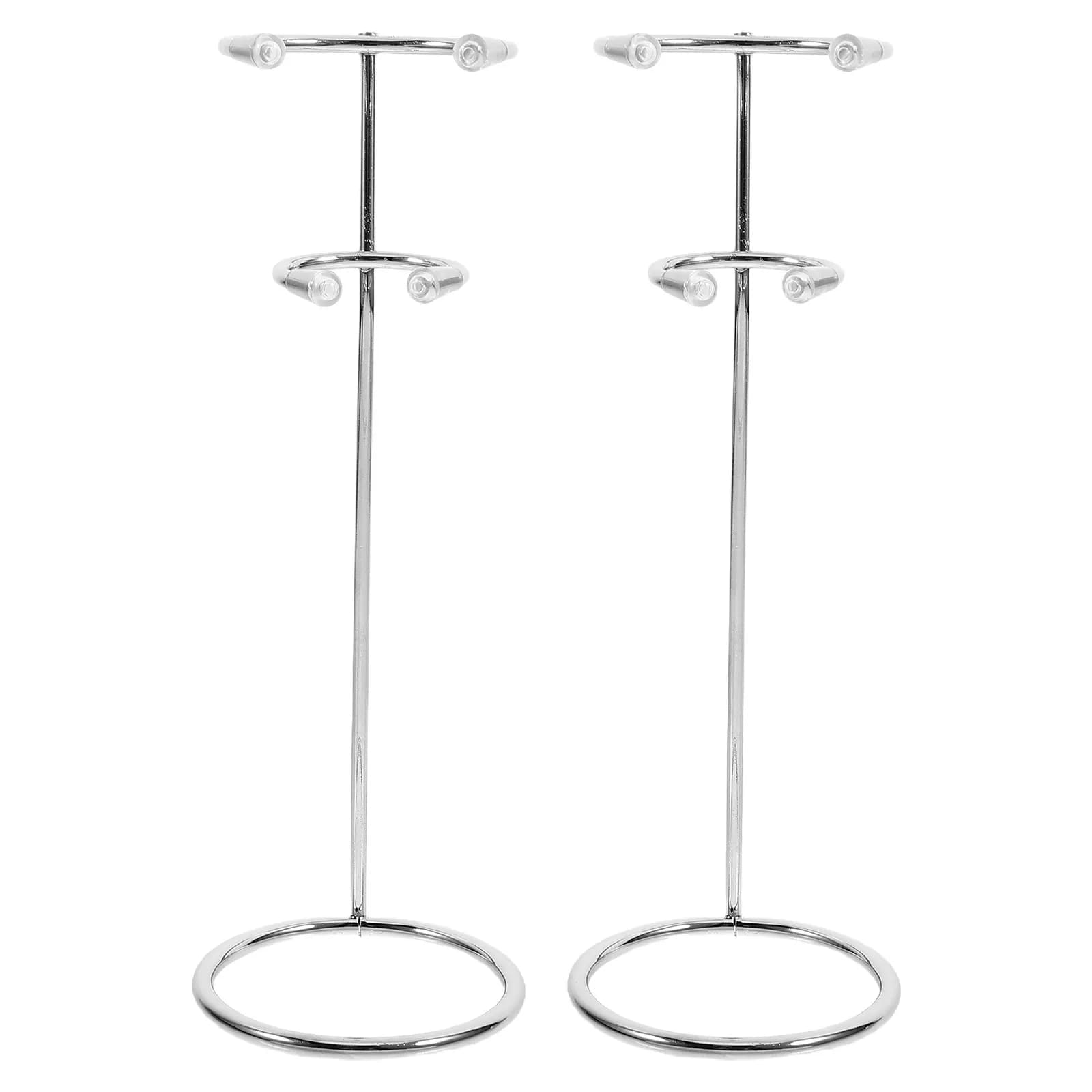 Set di 2 Supporti Multifunzionali in Acciaio Inox per Frullatore e Frusta, Organizzatore per Cucina
